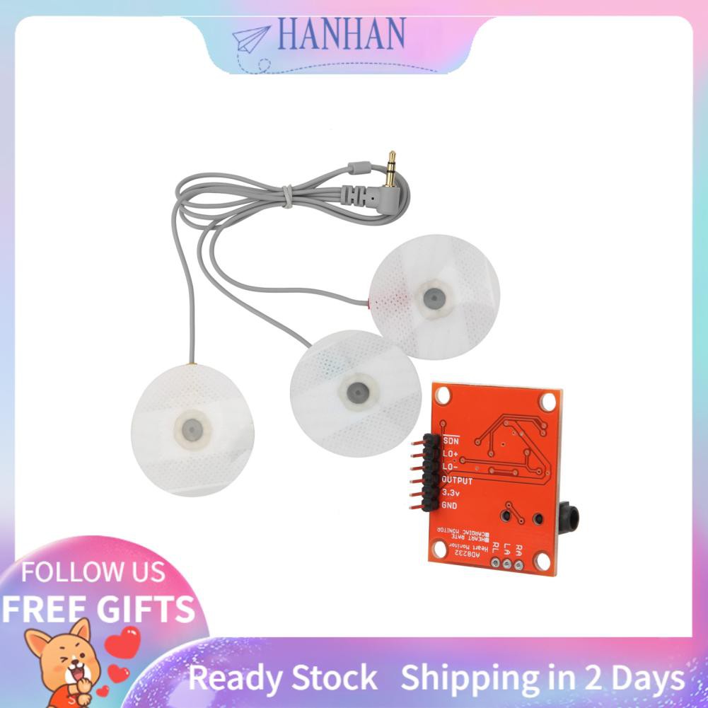 Mô Đun Cảm Biến Đo Nhịp Tim Hanhan Ad8232 Dc3.3V