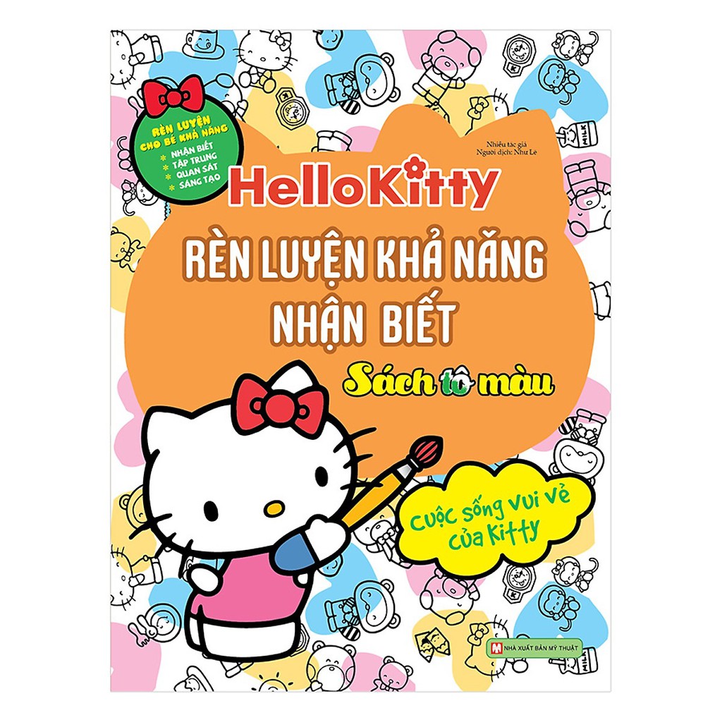 Sách - Hello Kitty - Rèn Luyện Khả Năng Nhận Biết - Cuộc Sống Vui Vẻ Của Kitty