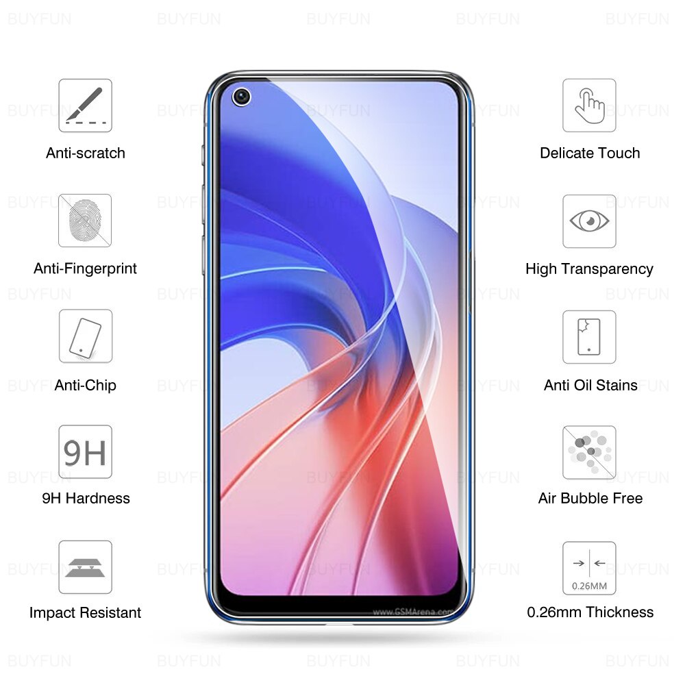 1 Kính Cường Lực Toàn Màn Hình Cho Oppo A55 4G A54 5G Oppoa55