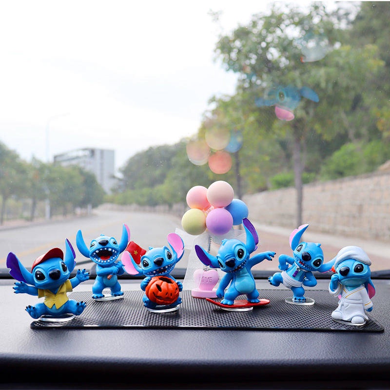 Đồ Chơi Trang Trí Xe Hơi Hình Stitch Dễ Thương