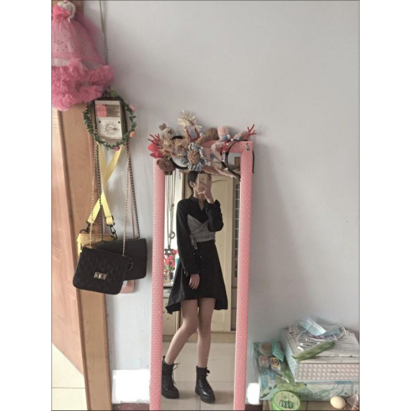 Váy Sơ Mi Thắt Nơ Eo Tôn Dáng,Đầm Sơ Mi Dáng Xòe❤️🌹❤️🌹😍