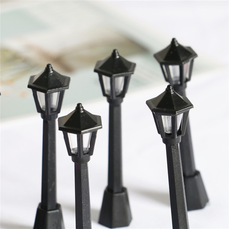 Mô hình đèn bát giác 7.5 cm trang trí mô hình tiểu cảnh nhà cửa, bàn làm việc, mô hình tiểu cảnh