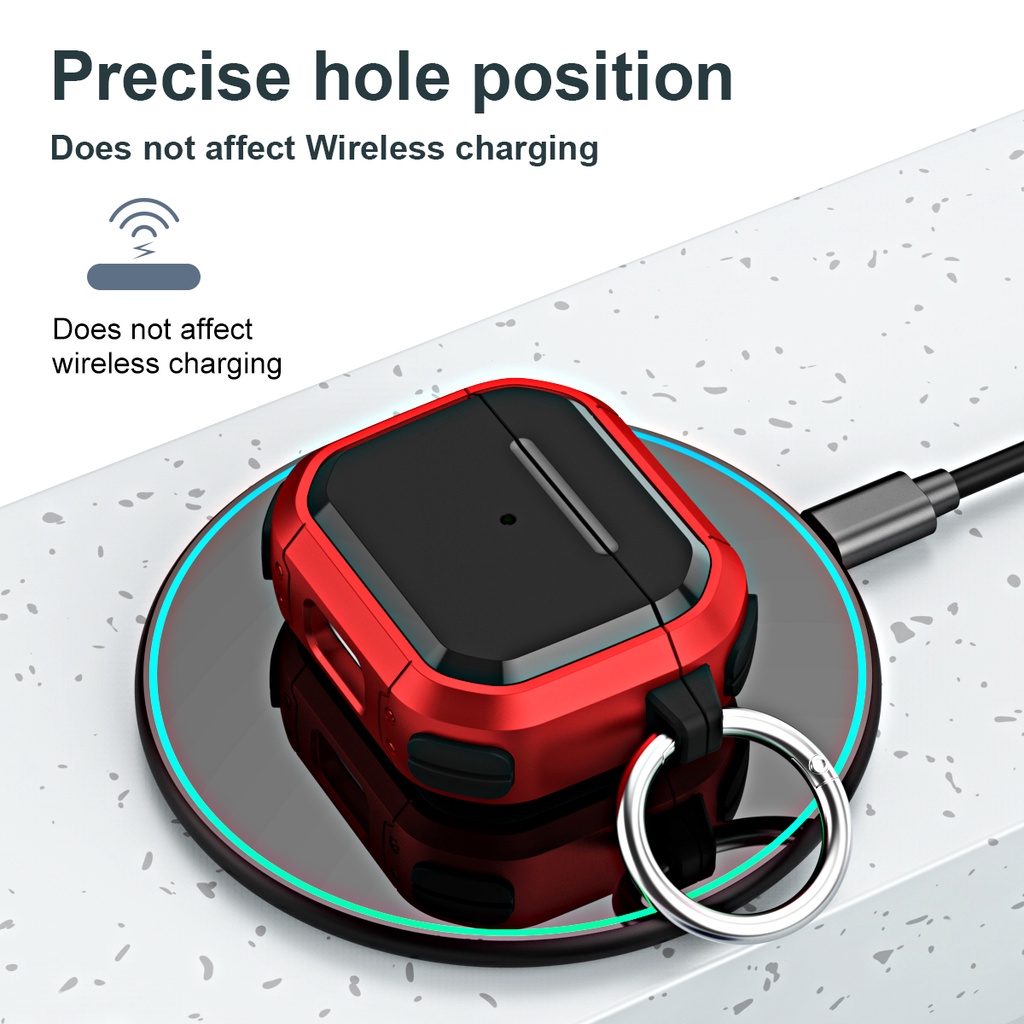 Vỏ Bảo Vệ Hộp Sạc Tai Nghe AirPods3 / 2Gen Bằng TPU / PC / Da Giả Lập Thể Phát Triển Tốt Hơn 2021