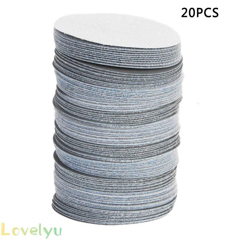 Set 20 miếng giấy nhám đánh bóng 40-3000 grit tùy chọn tiện lợi