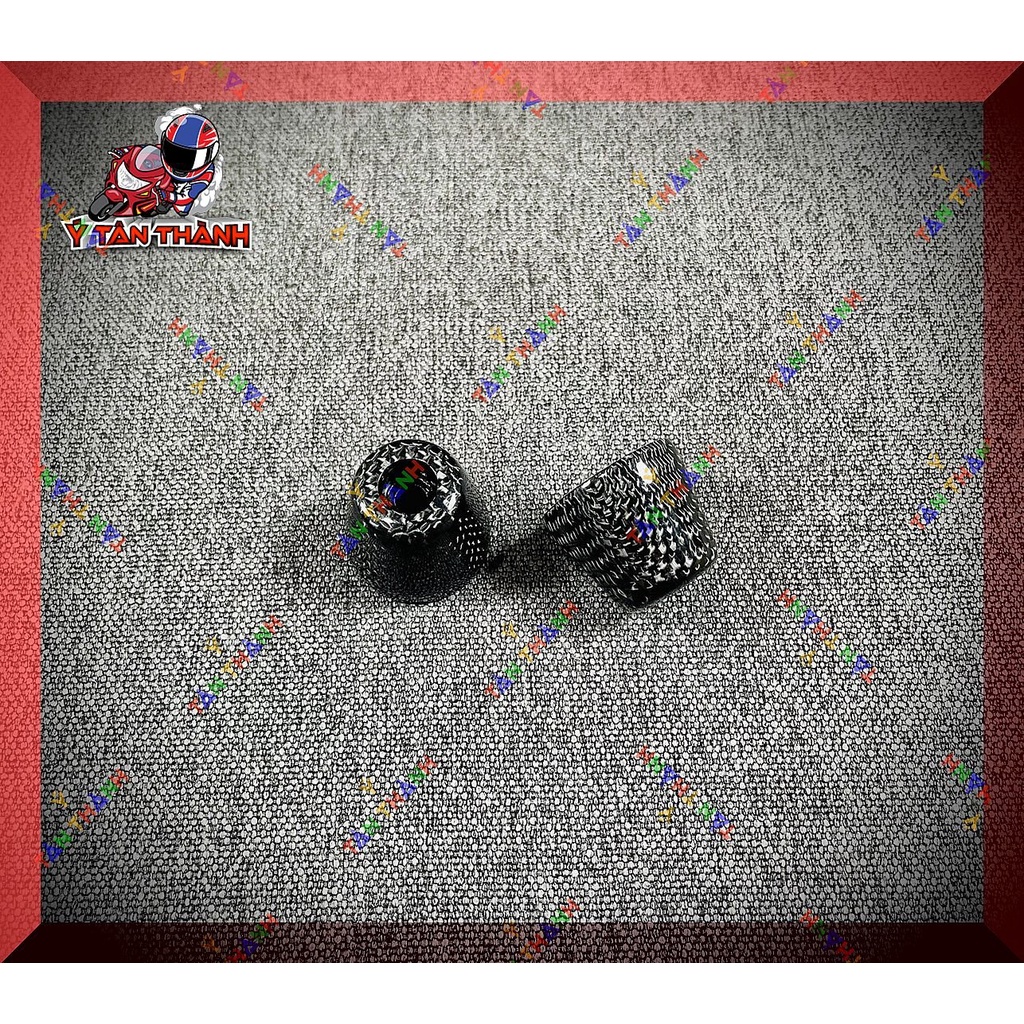 Cặp Gù tay lái cacbon kiểu nhọn cho xe máy MS10