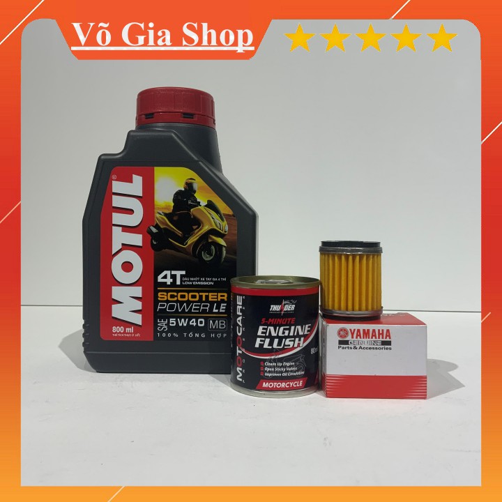 Nhớt Motul Scooter Power LE 5W40 800ml - Nhớt cao cấp FULL TỔNG HỢP cho xe tay ga