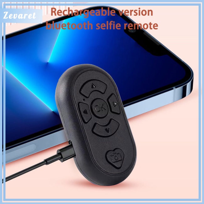 Thiết Bị Chụp Ảnh Từ Xa Zevaret Kết Nối Bluetooth Không Dây Có Thể Sạc Lại
