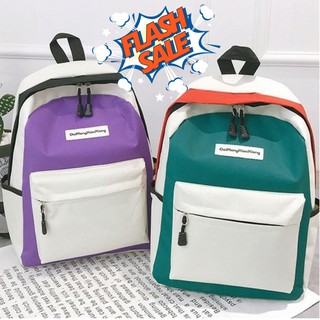 Balo Nữ Balo Thời trang nữ phong cách sành điệu trẻ trung chất vải dù chống thấm nước túi đeo học sinh đẹp cá tính