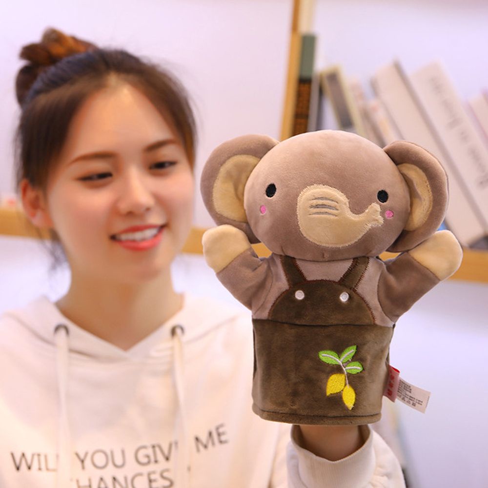 Con rối đeo tay hình cừu nhồi bông hoạt hình sáng tạo cho bé