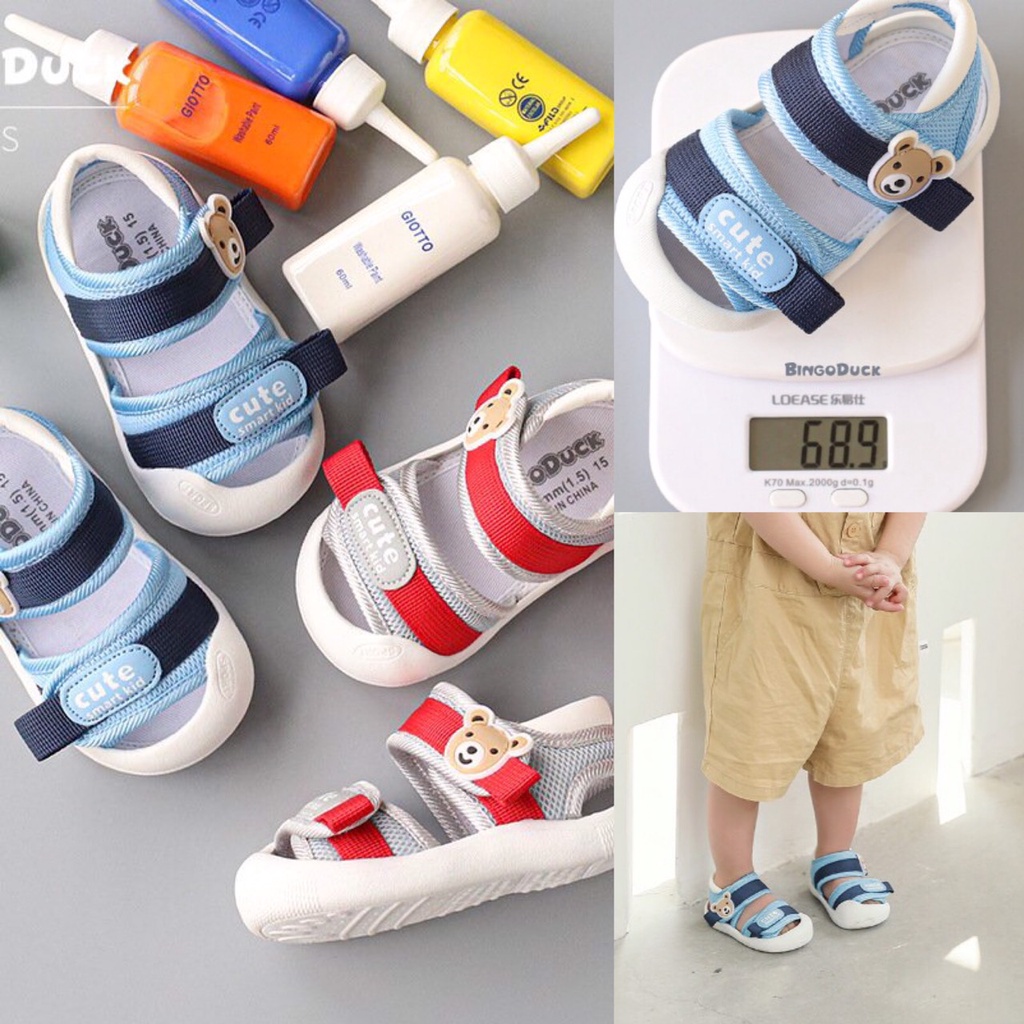 Chuẩn loại 1_ Sandal  quai Thiên thần  chuẩn hang  cho bé trai bé gái 0-2 tuồi
