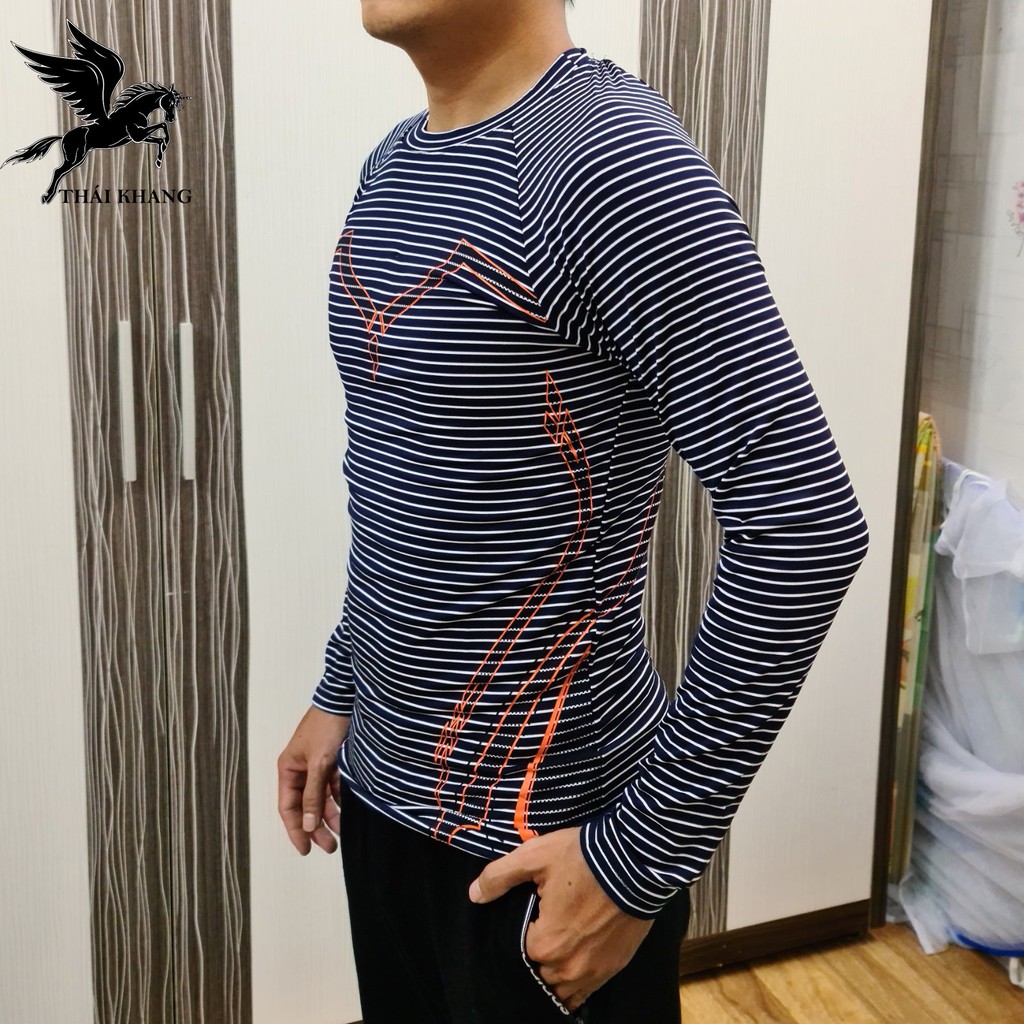 Áo giữ nhiệt nam thể thao dài tay nhiều màu có size dưới 75kg | BigBuy360 - bigbuy360.vn