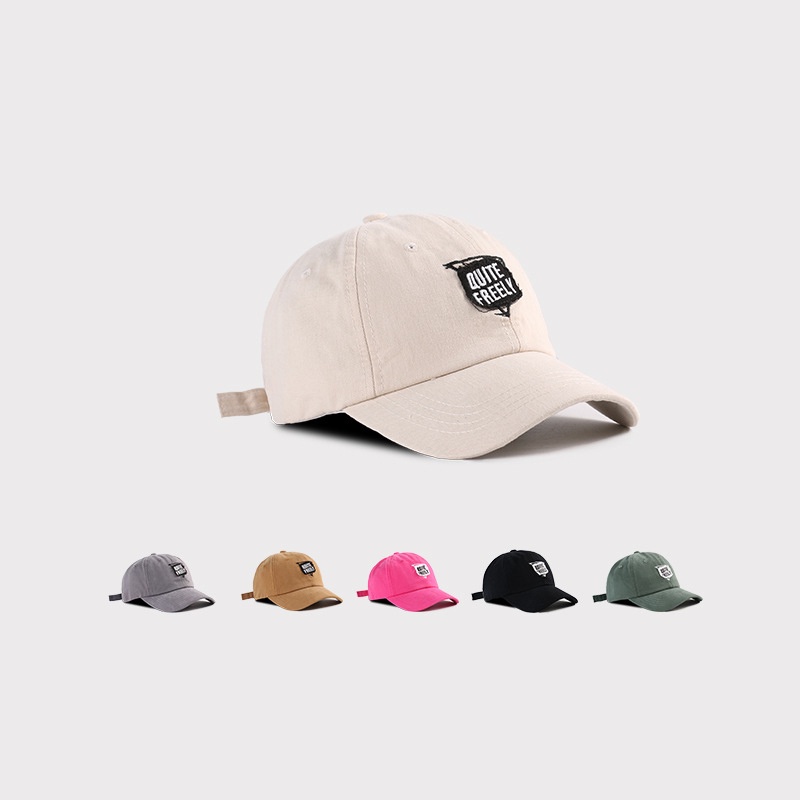 Mũ lưỡi trai cotton LINJW cá tính thời trang thể thao nam nữ