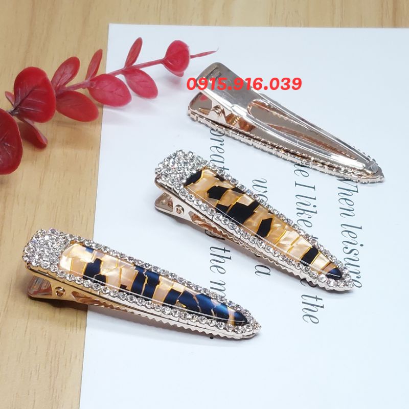 Kẹp Tóc Đính Đá Nhân Tạo Mẫu Mới