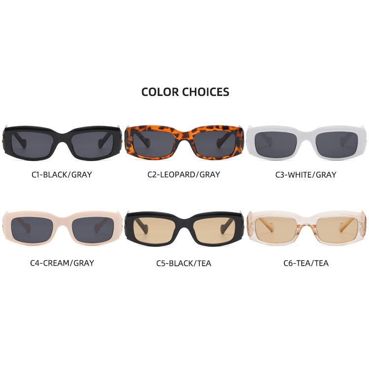 Kính mát gọng vuông cỡ lớn phong cách hip hop thời trang Hàn Quốc 2021 trẻ trung