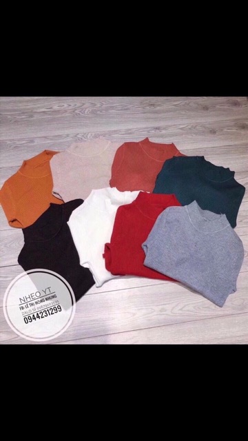 Áo len tăm cổ cao | BigBuy360 - bigbuy360.vn