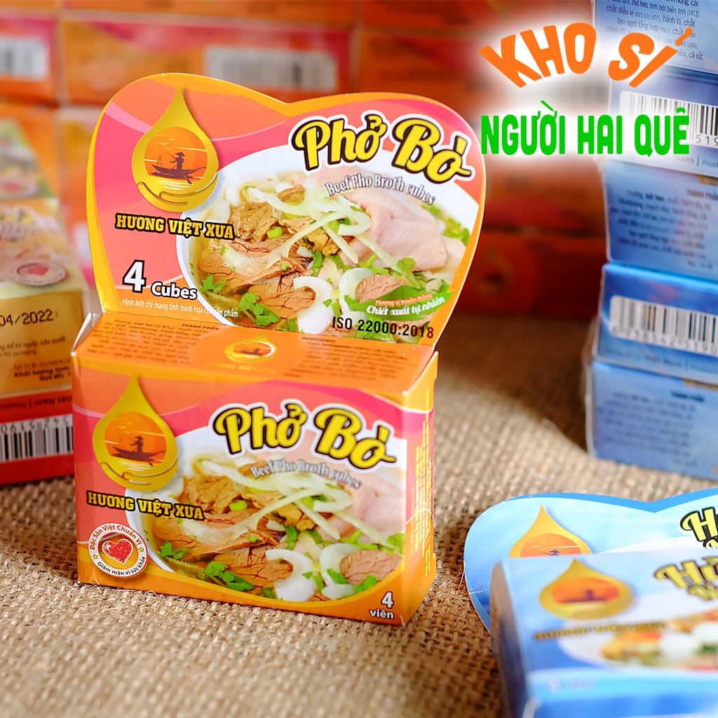 Viên gia vị Phở - Hủ tiếu - Bún bò - Lẩu thái... | Kho sỉ Người Hai Quê - HAIQUE FOOD