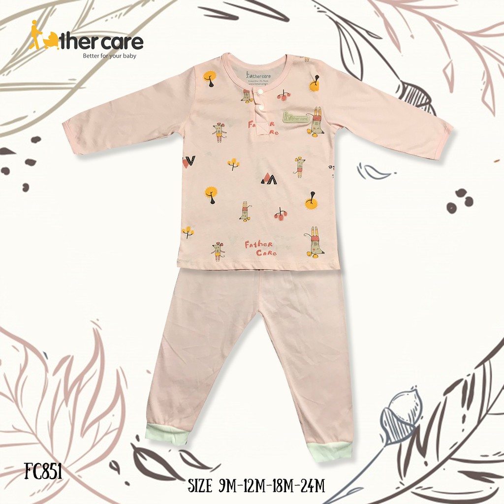 Bộ Quần Áo Trẻ em DT FatherCare Nẹp Trụ - Chuột Ballet FC851