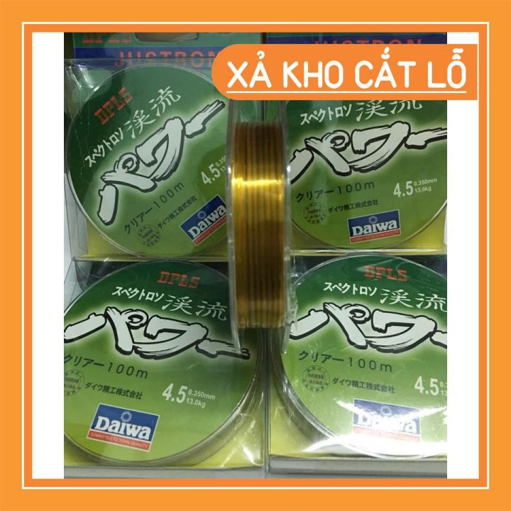 [Xả Kho] Cước Câu Cá Cước Câu Daiwa 7 Màu Cầu Vồng Siêu Bền Dài 100m