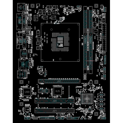 Sơ đồ mạch Boardview Pegatron H81-M1 H81 M1 dùng cho thợ sửa chữa