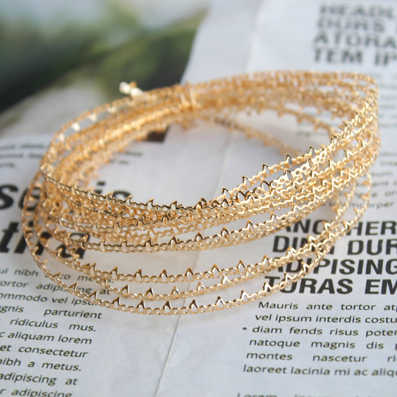 Phụ Kiện Dây Đồng 14K Màu Vàng Kim Làm Mặt Dây Chuyền Thủ Công diy