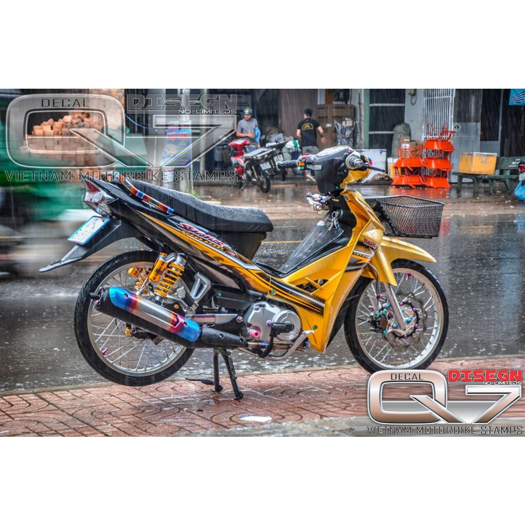 Tem Rời Sirius 110 Xanh Đen