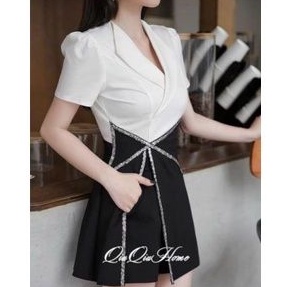 SET Vest &quot;Bigsize&quot; Viền Nơ Nhũ