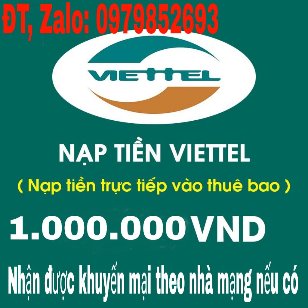 THẺ CÀO VIETTEL 1.000.000VND