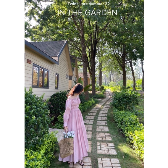 Váy maxi chất liệu tơ mây (Lamia baby cloud maxi)