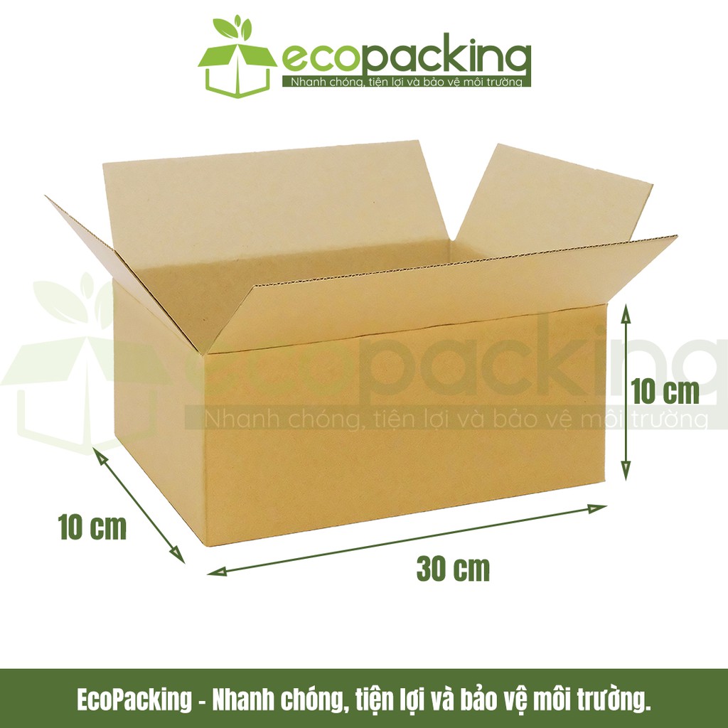 [XẢ KHO] Combo 20 thùng hộp carton 30x10x10 cm đóng gói giao hàng