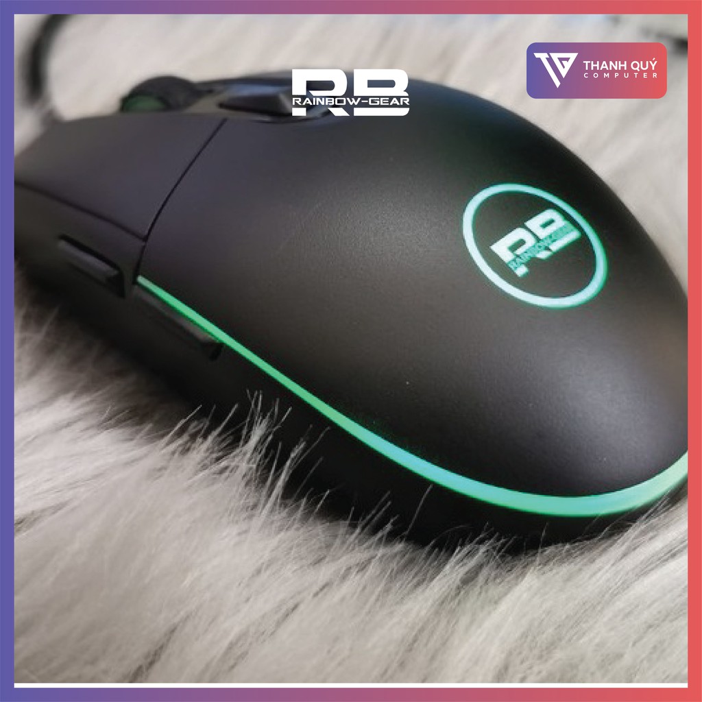 Chuột Chuyên Game Rainbow Gear R102 USB Led RGB - Chính Hãng