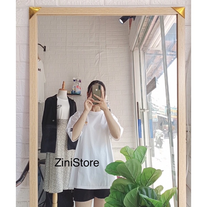 áo thun nữ form rộng tay lỡ unisex, áo thun nữ freesize in hình quả cam dễ thương( ảnh thật shop chụp)