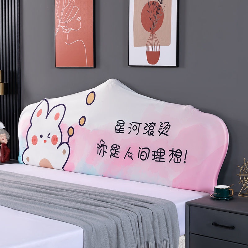 Vỏ Bọc Đầu Giường Gỗ / Giường Hình Bán Nguyệt Bằng Da Co Giãn Màu Trơn Phong Cách Châu Âu Thông Dụng