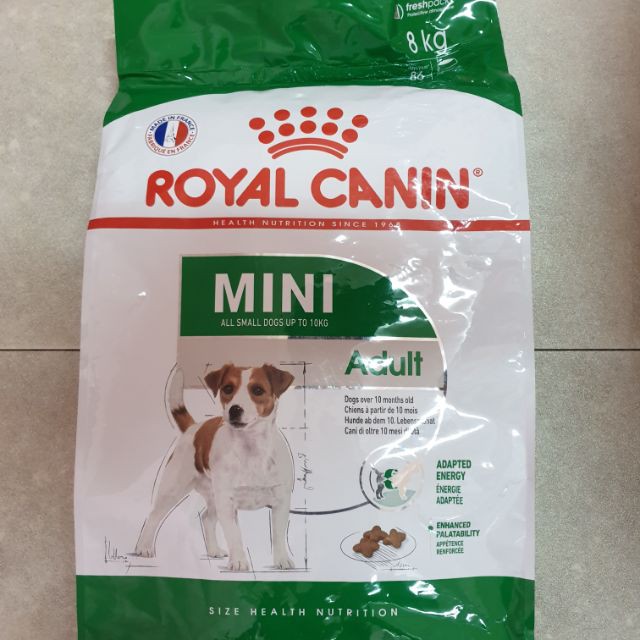 Thức Ăn Hạt Royal Canin Mini Adult Bao 8kg