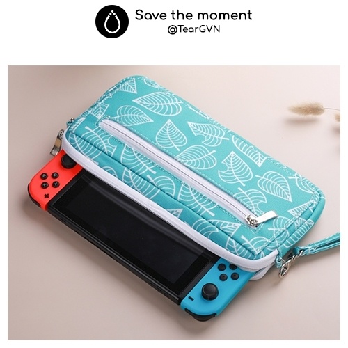 Túi vải mềm có lớp đệm nỉ bông chống va đập cho Nintendo Switch / Lite