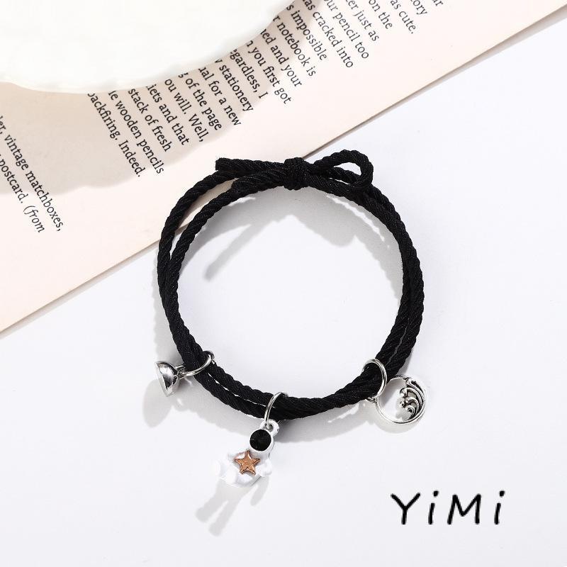 Cặp Vòng Tay Mặt Hình Phi Hành Gia Và Ngôi Sao Nhiều Kiểu Tùy Chọn Có Nam Châm Cho Các Cặp Đôi