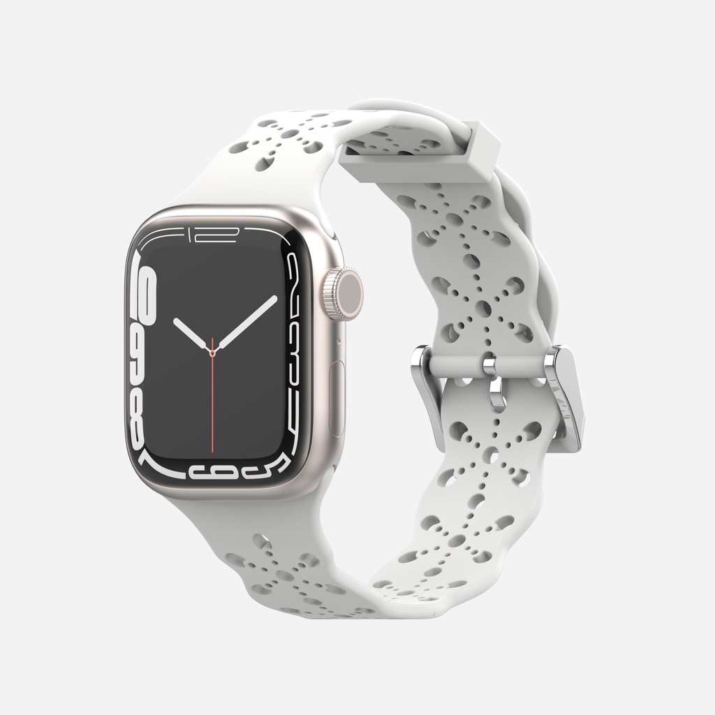 Dây Đeo Đồng Hồ Bằng Silicone Siêu Mỏng Dành Cho Apple Watch Ultra 8 7 6 5 4 3 iWatch 49mm 45mm 41mm 44mm 40mm