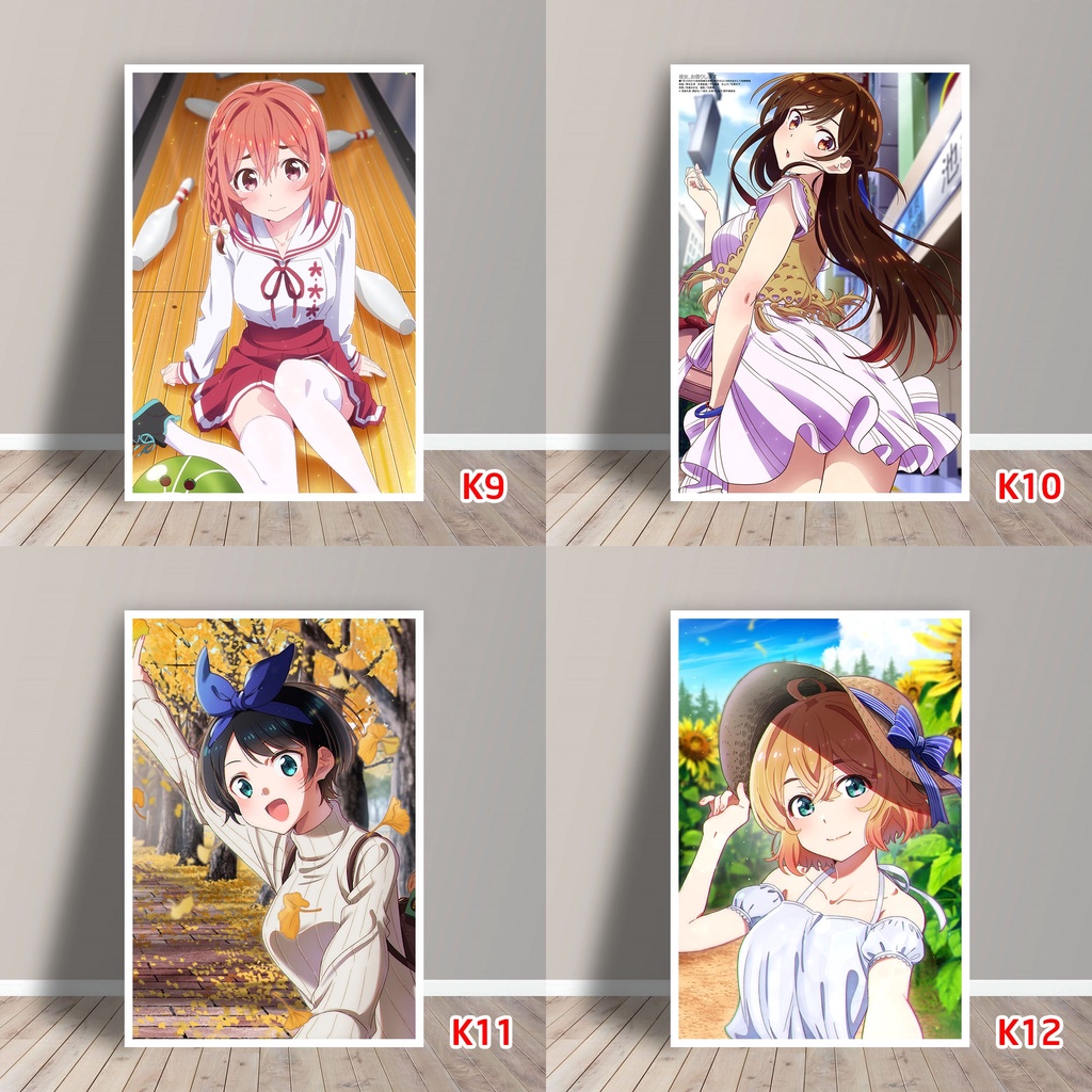Tấm Postcard Cao Cấp Anime Kanojo, Okarishimasu