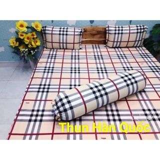 Bộ ga thun Hàn Quốc size 1,2x2m hoặc1,4x2m không mền