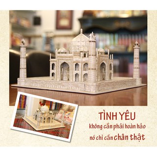 Bộ xếp hình 3D Đền Taj Mahal Cubic Fun MC081H