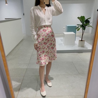Chân váy voan, xếp ly, kaki