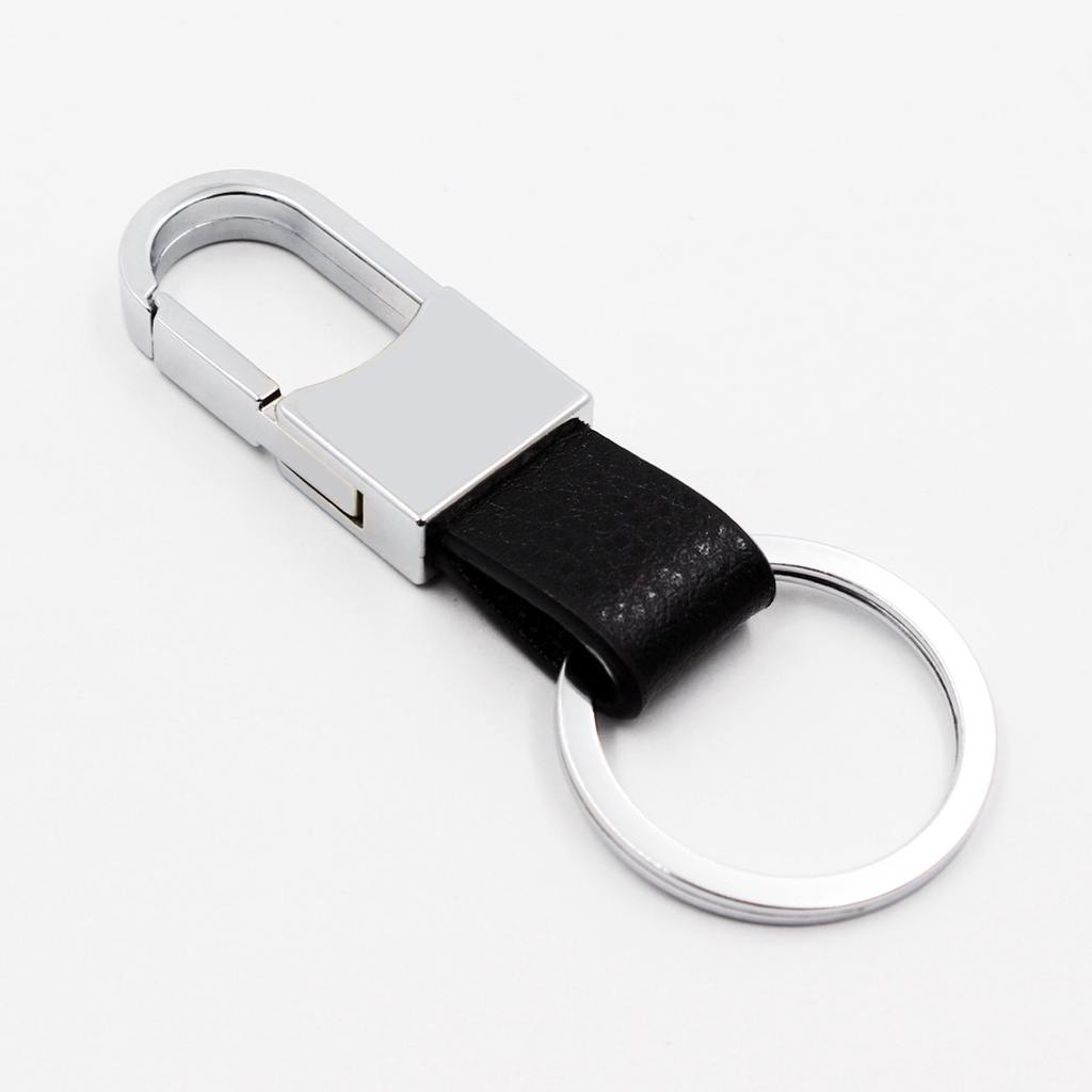 Móc khóa xe vòng thép - Hợp kim mạ tĩnh điện mẫu - Size 2.5 x 8 cm - bền đẹp phong cách chắc