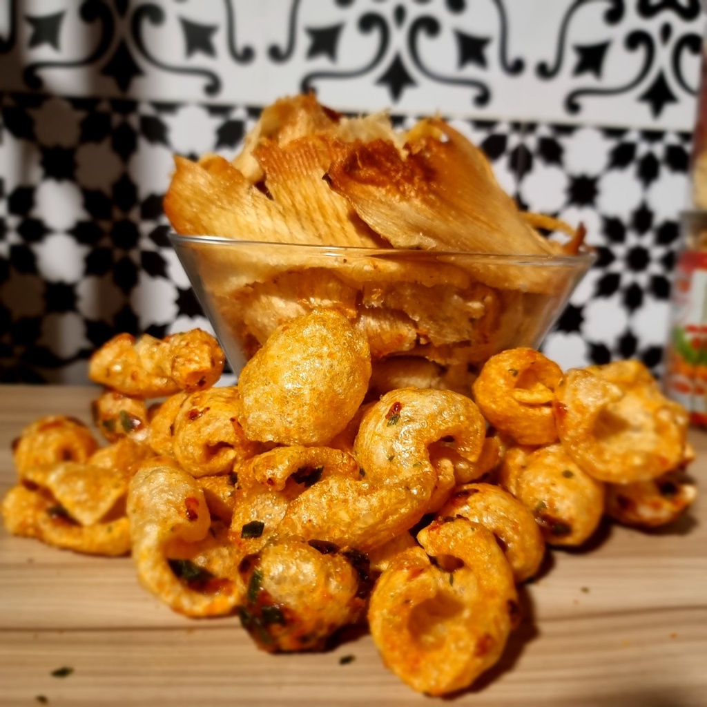 [ANVATVUMAP - NHÀ LÀM 100%] COMBO Khô Cá Đuối - Da Heo Sấy Giòn Tỏi Cay Siêu Ngon | BigBuy360 - bigbuy360.vn