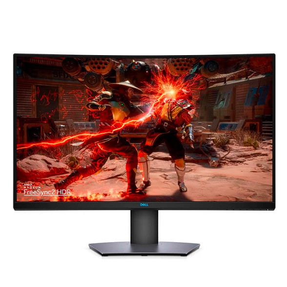 [Mã ELMALL1TR5 giảm 6% đơn 3TR] Màn hình máy tính Dell 32 Curved Gaming Monitor - S3220DGF,31.5",Power Cord,3Yr