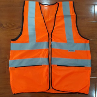 ÁO PHẢN QUANG 3M MÀU CAM có túi