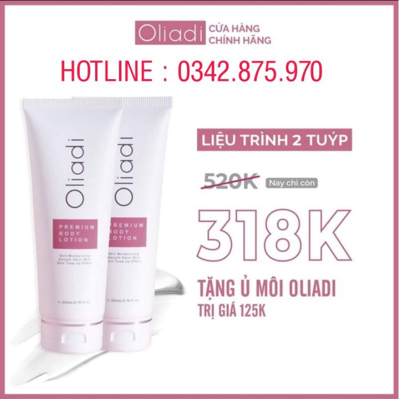 [TẶNG Ủ MÔI, SON] KEM BODY OLIADI CÓ MÃ GIẢM GIÁ 20K | BigBuy360 - bigbuy360.vn