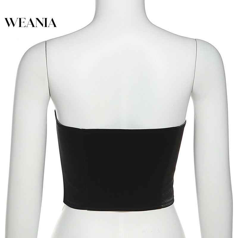 Áo Ống Hở Vai Phối Dây Thắt Thời Trang Gợi Cảm Dành Cho Nữ