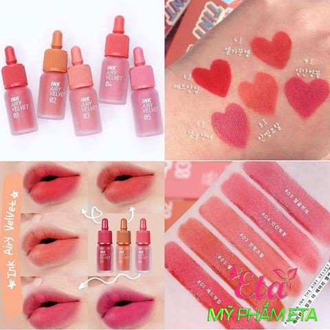[New] Son kem PERIPERA INK AIRY VELVET TINT lì môi, không khô môi 2019 4g | BigBuy360 - bigbuy360.vn