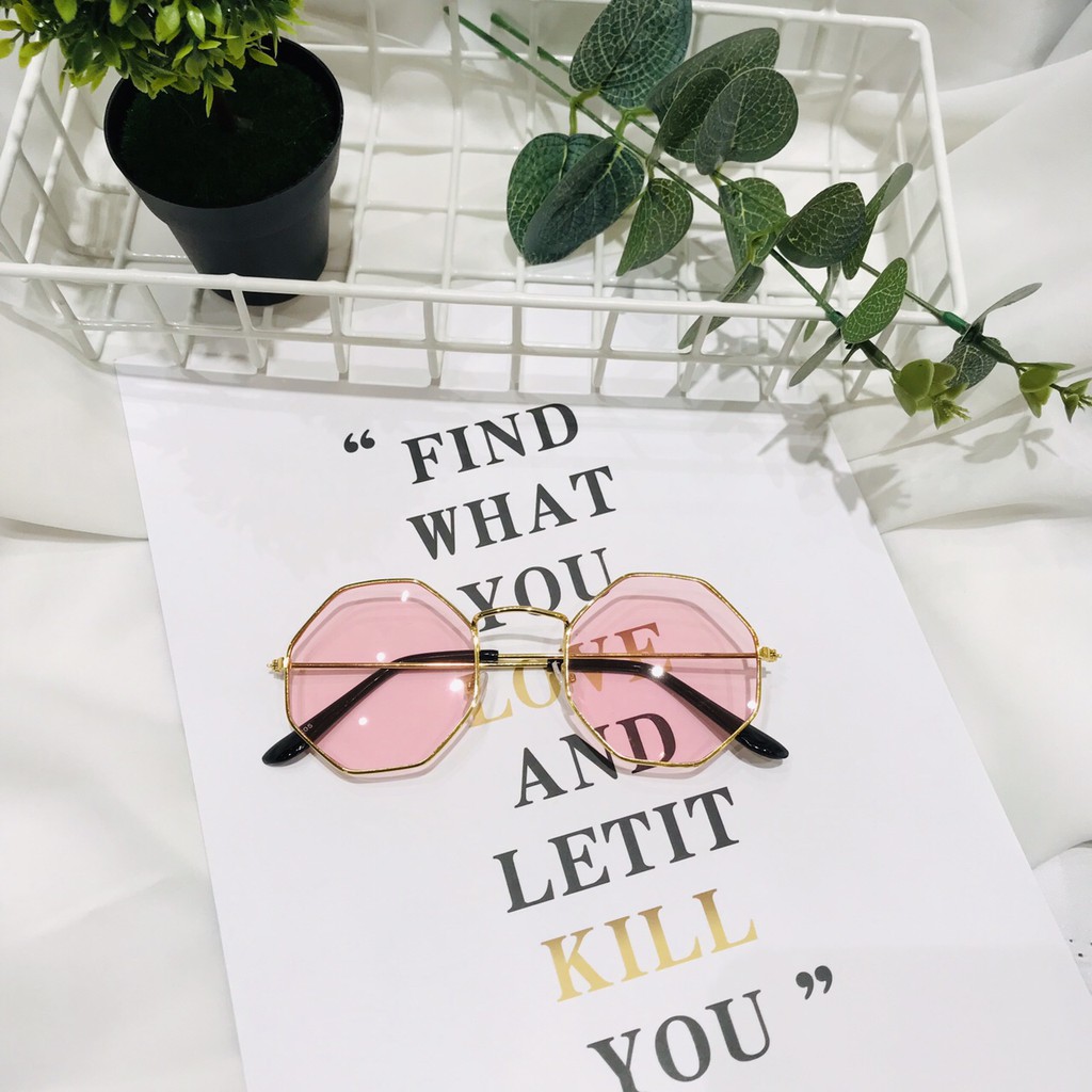 [CỰC ĐẸP] MẮT KÍNH THỜI TRANG HOT TREND ĐA GIÁC 205 NHIỀU MÀU CỰC HOT | BigBuy360 - bigbuy360.vn