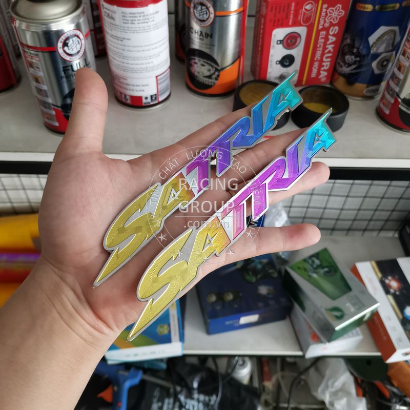 Tem titan dán hông Winner X, Winner, Exiter 150, Vario, Satria, Sonic, AB, SH trang trí xe máy
