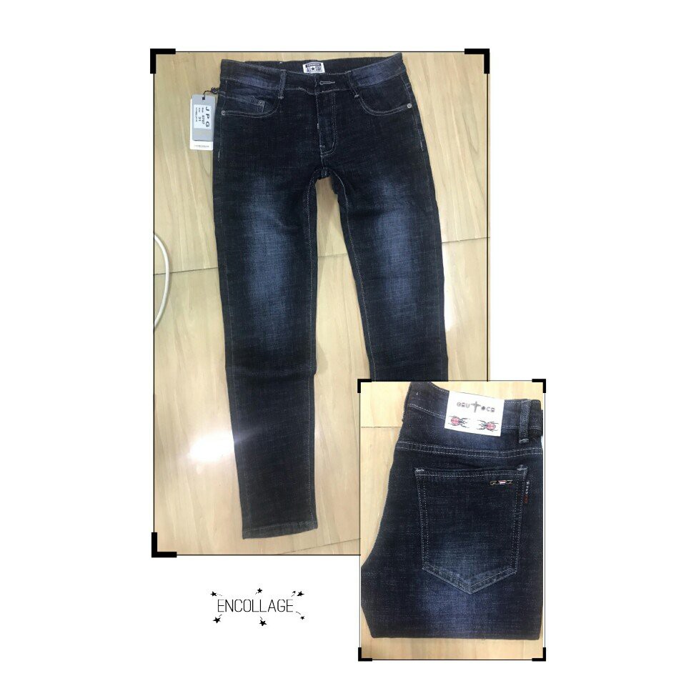 QUẦN DÀI JEAN NAM CAO CẤP CO DÃN ống côn size 27 đến 34 - JT02